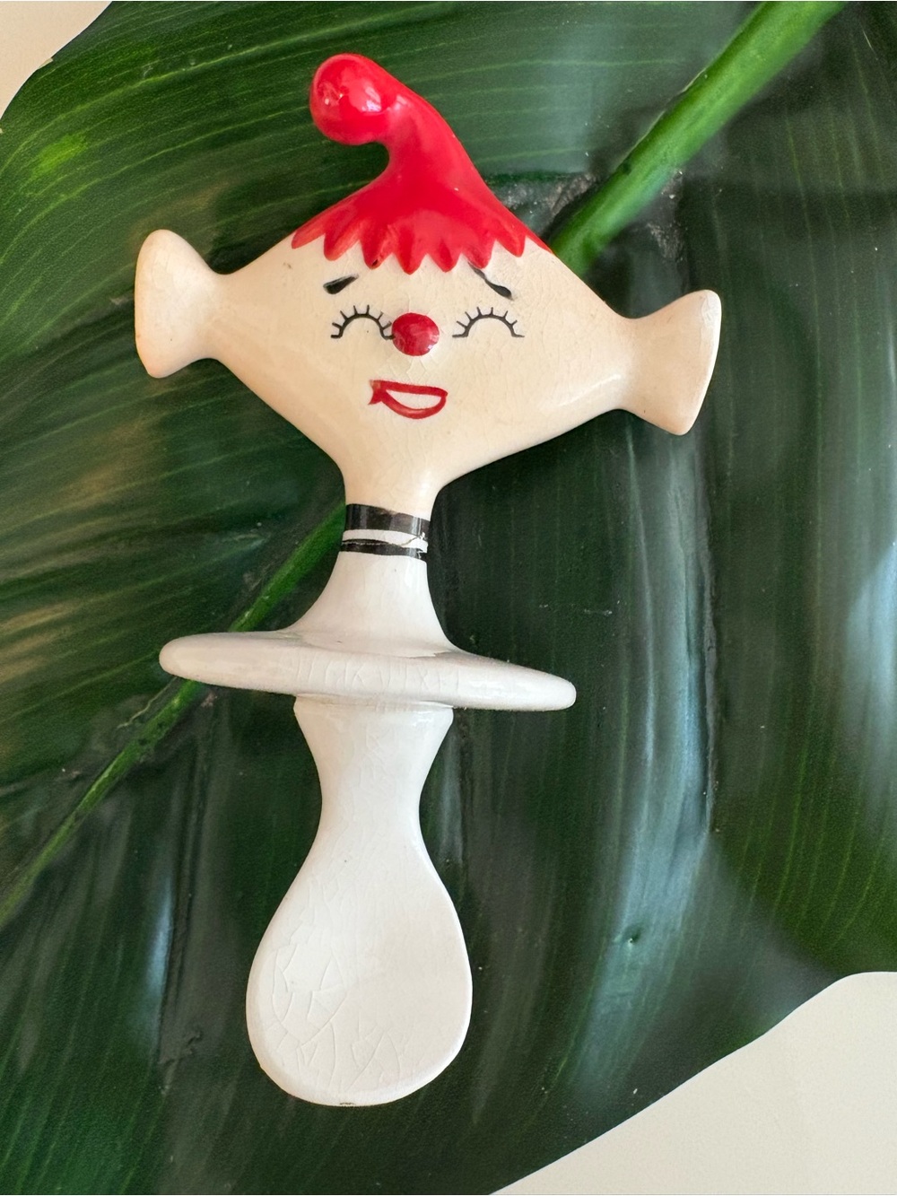 Vintage Holt Howard Ceramic Condiment Pixie Spoon Only See Photos